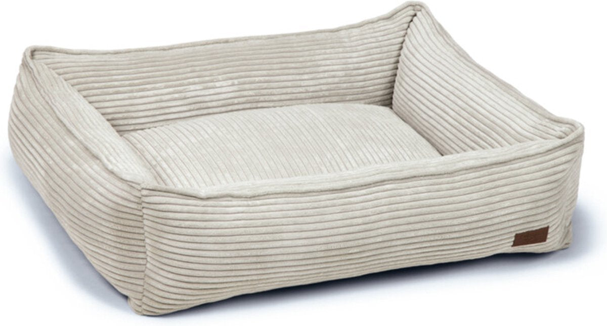 Designed By Lotte RIBBED Hondenmand 80x70cm - l.grijs