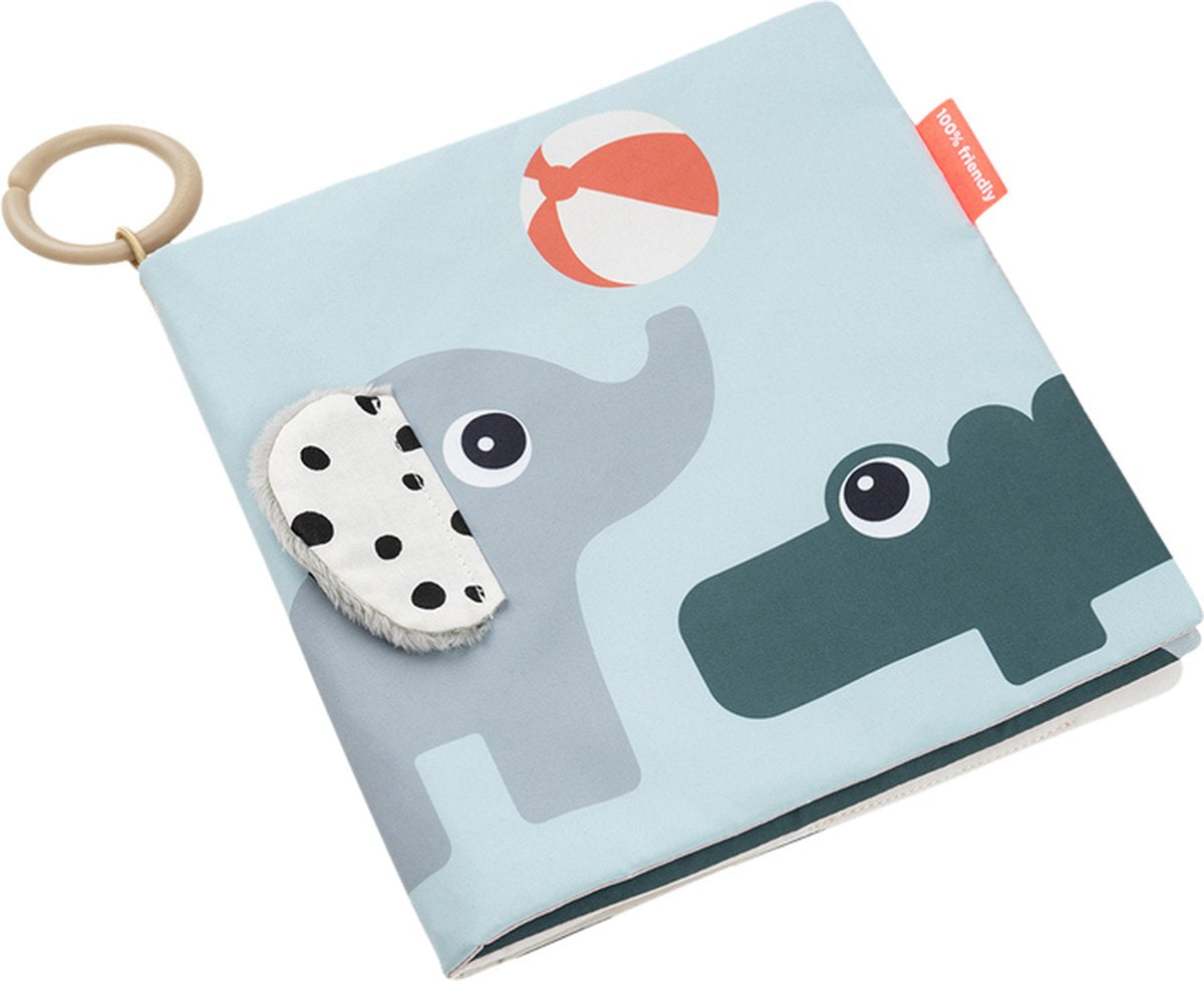 DONE BY DEER Tummy time soft book - Deer friends