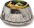 KITCHEN CRAFT Stoommandje opvouwbaar 28cm - stainless steel