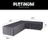 AEROCOVER Hoes lounge L-vorm - 355x275x 100xH70 rechts