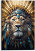 Deco panel - 60x90cm - ornament lion