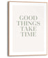 Slim frame wood - 30x40cm - take your time