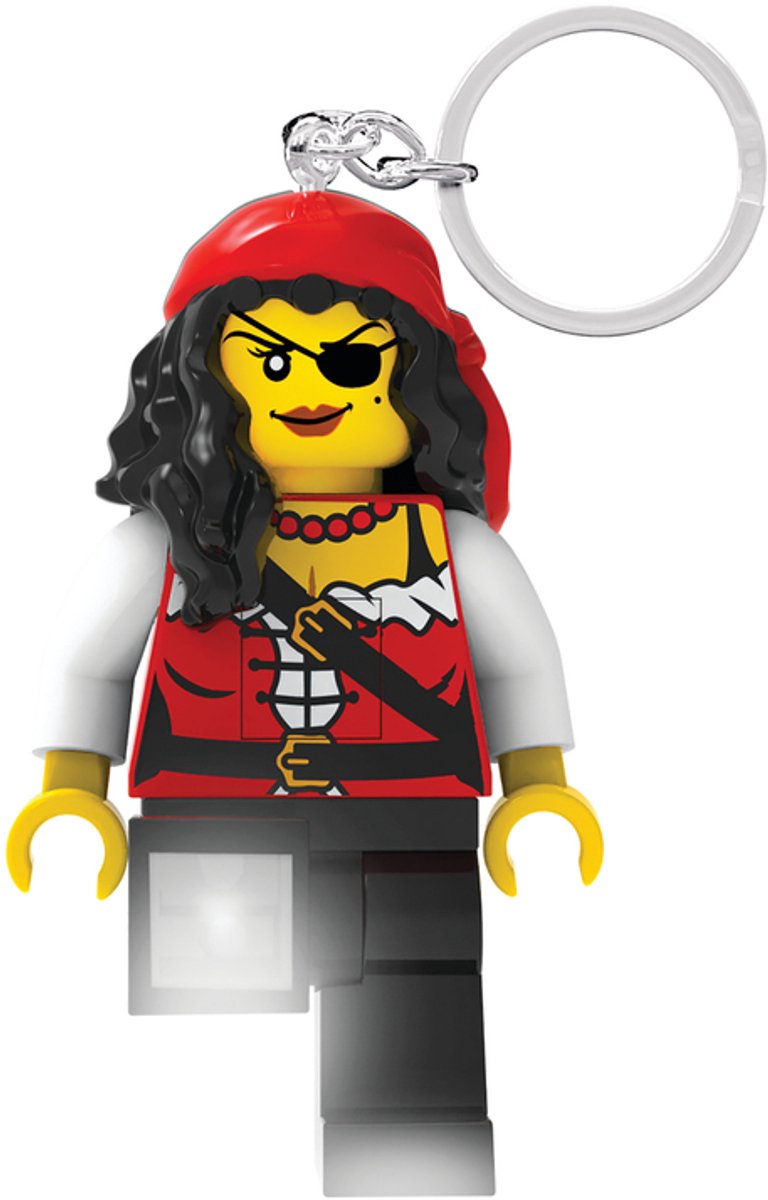 LEGO minifiguur - sleutelhanger m/LED Piraat Prinses