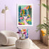 Modern frame wit - 50x70cm - mountain canyon