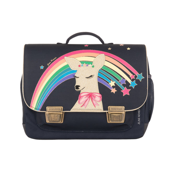 JEUNE PREMIER Schooltas classic midi - Rainbow Deer rainbow deer