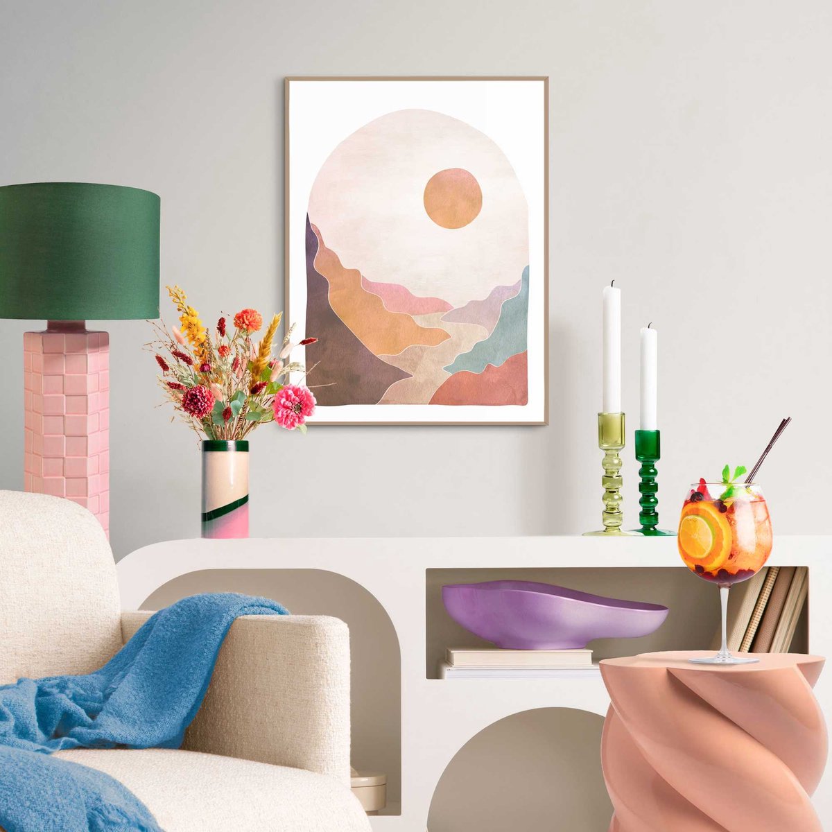 Slim frame wood - 30x40cm -Nature canyon