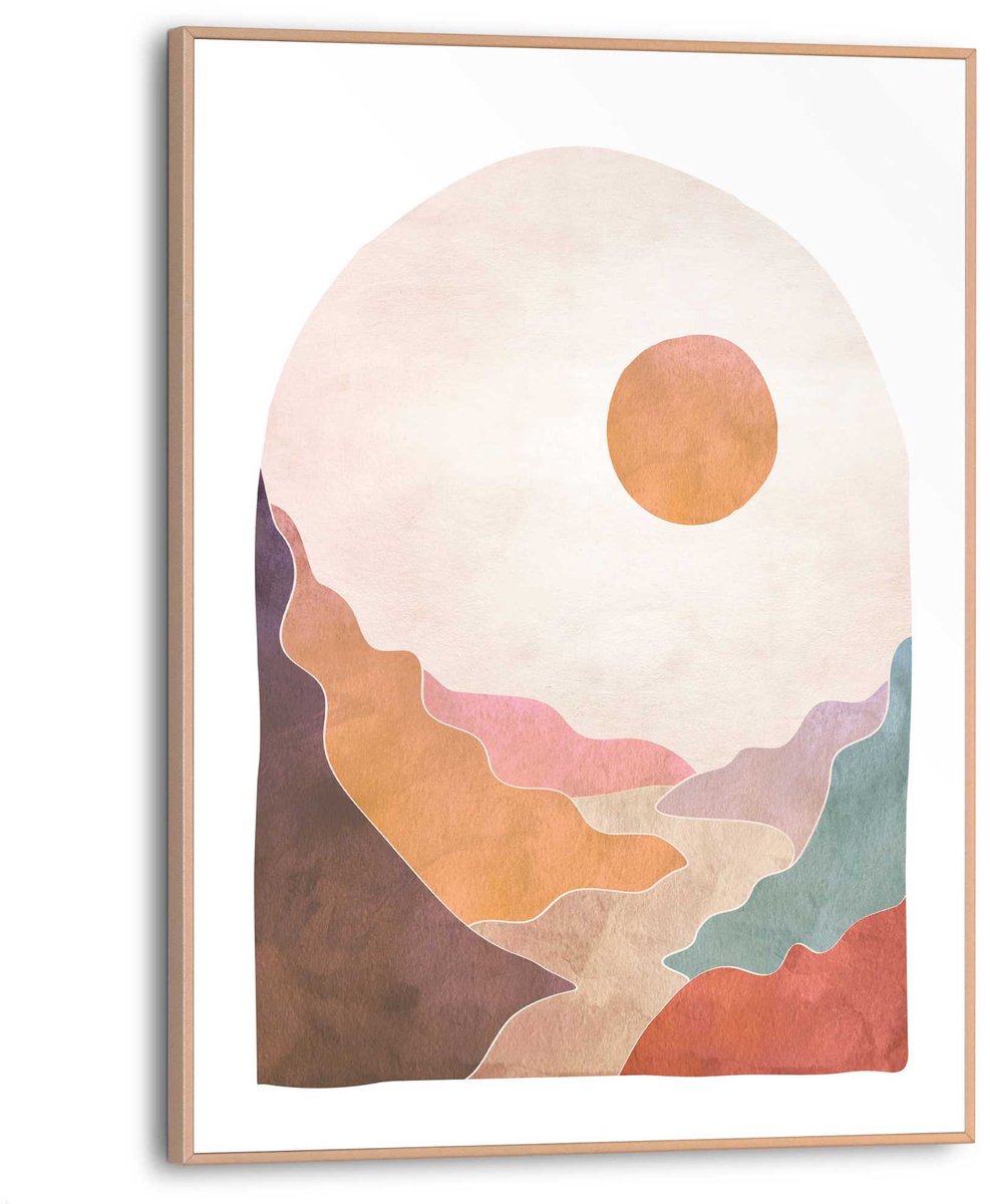 Slim frame wood - 30x40cm -Nature canyon