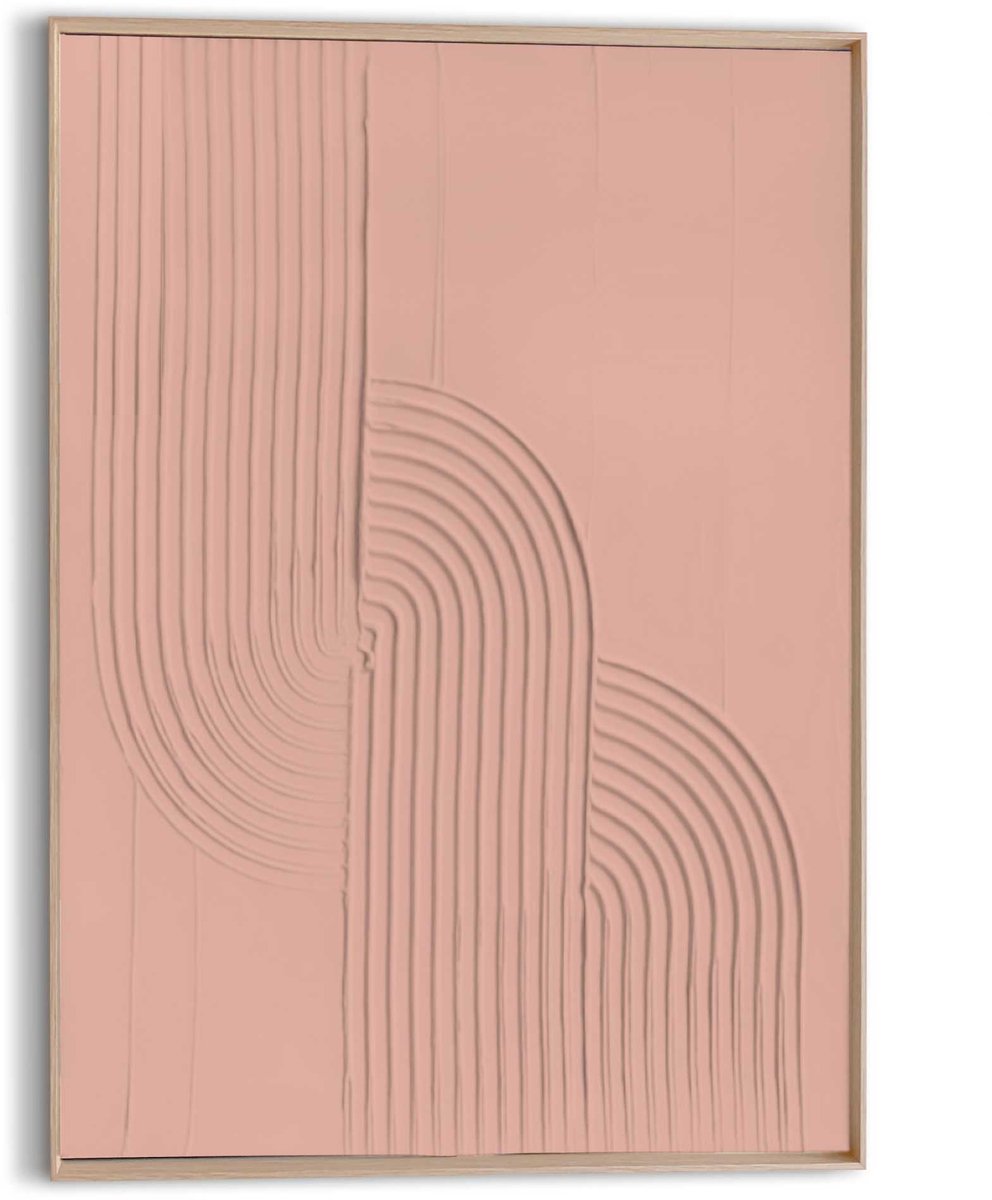 Craft art hout - 50x70cm - Knot nude / terra