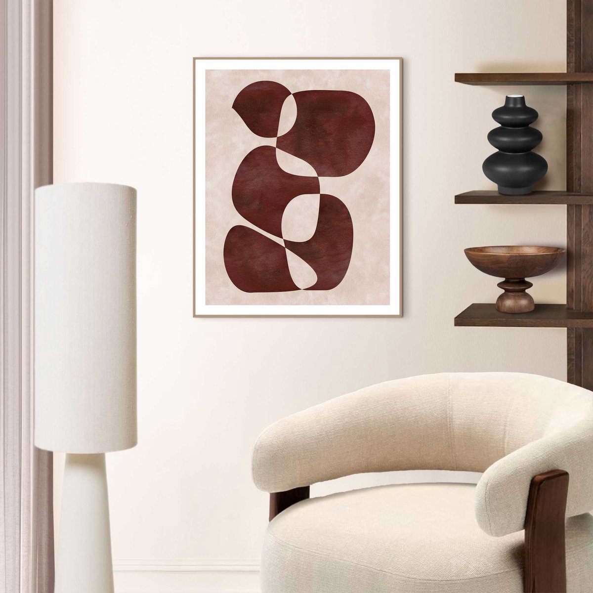 Slim frame wood - 40x50cm - Imagination earth