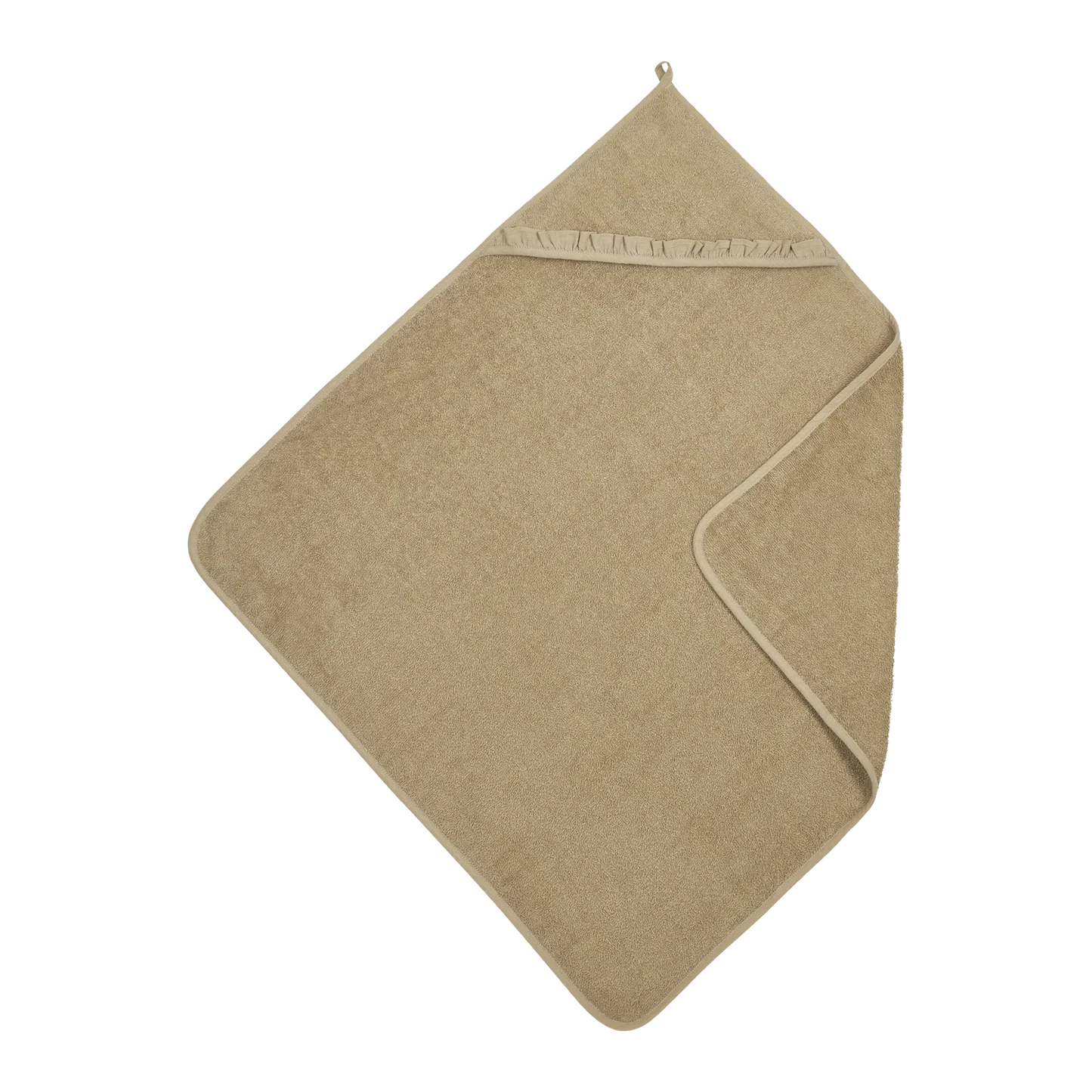 MEYCO Ruffle badcape - 80x80cm - taupe
