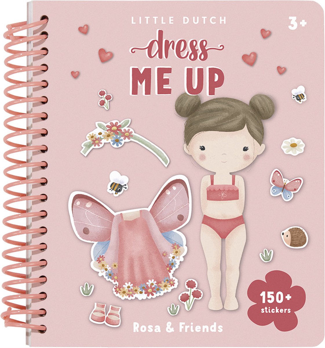 LITTLE DUTCH Aankleed- en stickerboek - Rosa & vrienden