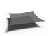 PLATINUM Coolfit schaduwdoek vierkant - 360x360cm - antraciet