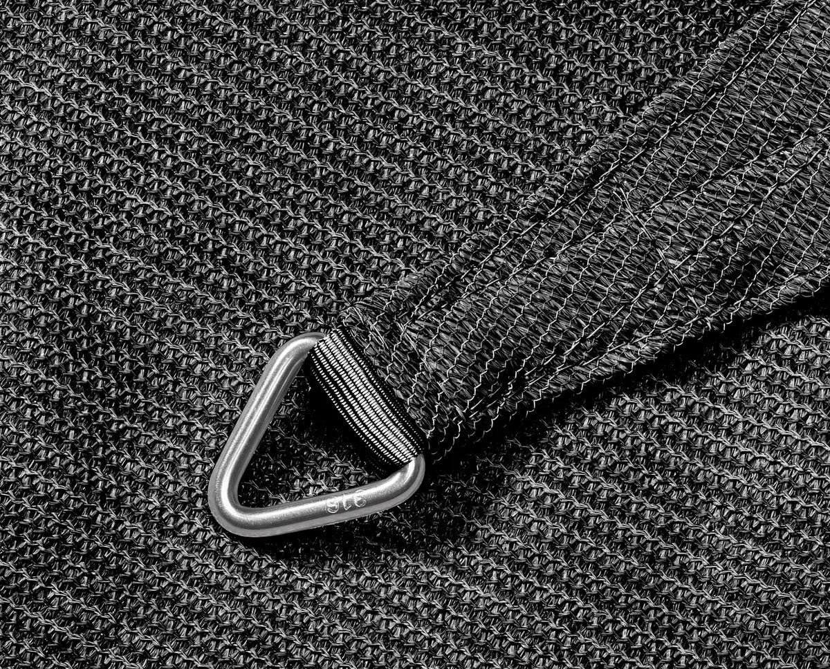 PLATINUM Coolfit schaduwdoek vierkant - 360x360cm - antraciet