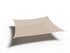 PLATINUM Coolfit schaduwdoek vierkant - 360x360cm - ecru wit