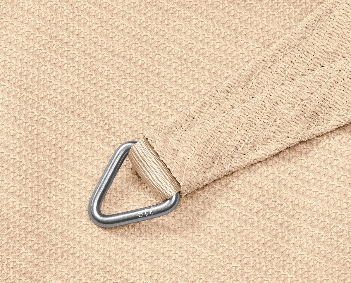 PLATINUM Coolfit schaduwdoek vierkant - 500x500cm - ecru wit