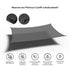 PLATINUM Coolfit schaduwdoek rechthoek - 400x300cm - antraciet