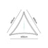 PLATINUM Dreamsail schaduwdoek driehoek - 400x400x400cm - ecru (waterproof)