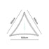 PLATINUM Dreamsail schaduwdoek driehoek - 500x500x500cm - grijs (waterproof)