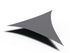 PLATINUM Dreamsail schaduwdoek driehoek - 500x500x500cm - grijs (waterproof)