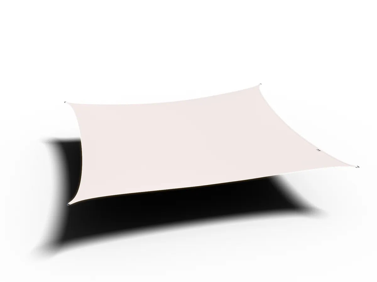 PLATINUM Dreamsail schaduwdoek vierkant - 400x400cm - ecru (waterproof)