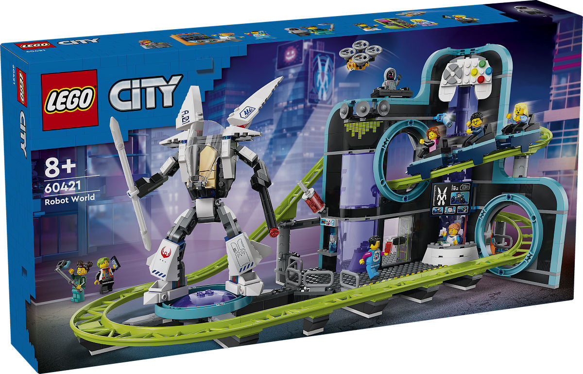 LEGO City 60421 Achtbaan in robotwereld