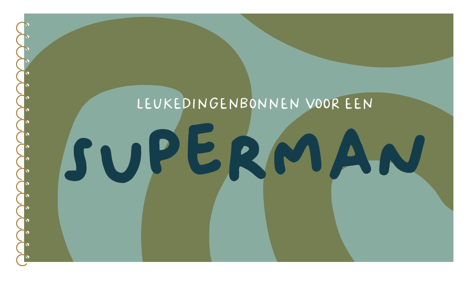 Leukedingenbonnen voor mijn superman - 20 tegoedbonnen