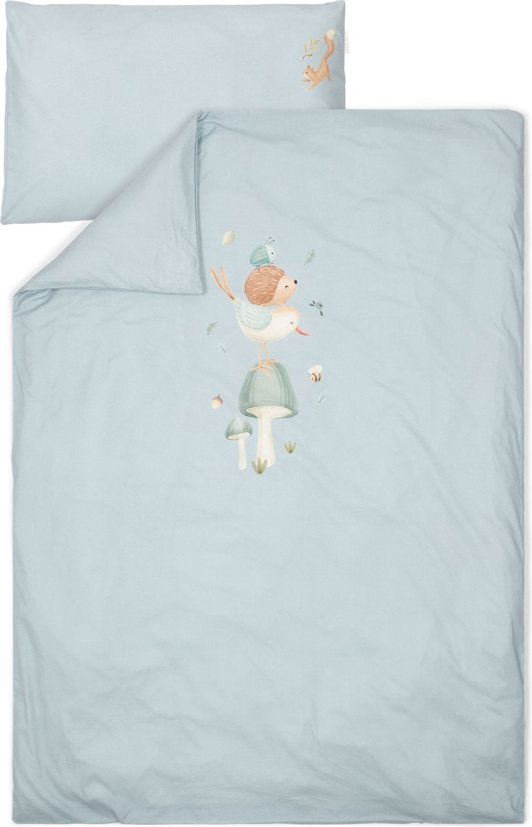 LITTLE DUTCH Dekbedovertrek babybed - 100x140cm - denim blue