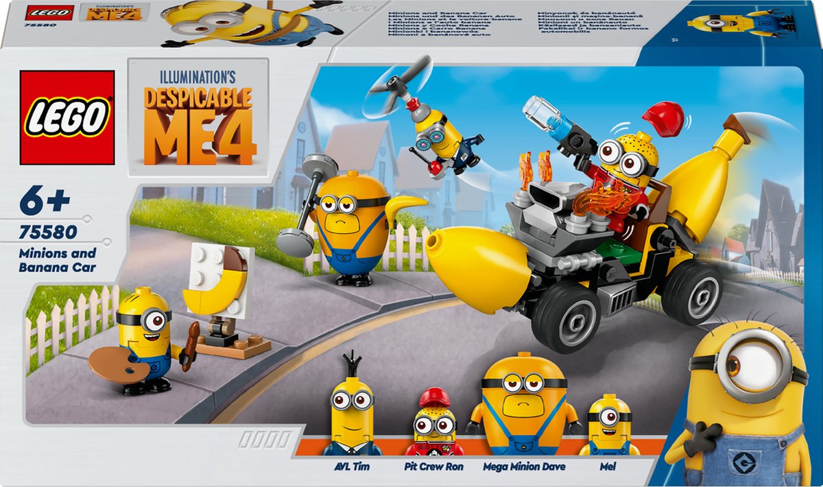 LEGO 75580 Minions en de bananenauto