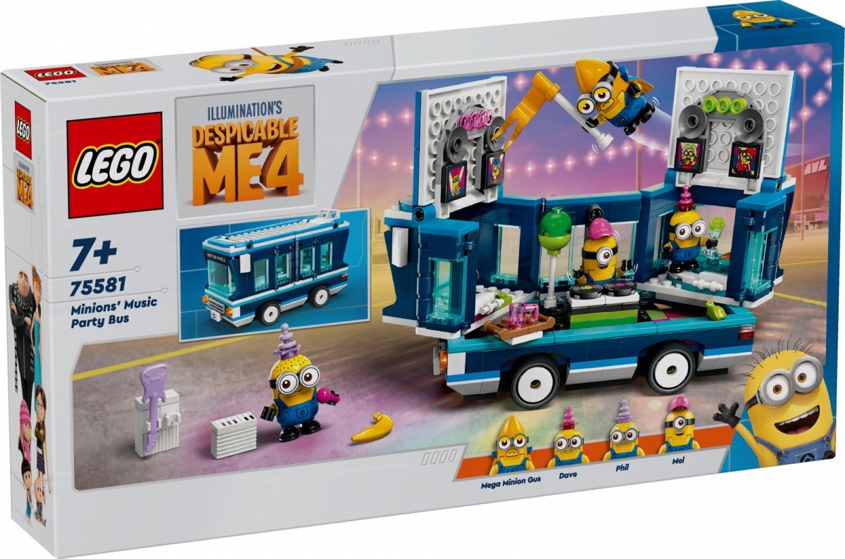 LEGO 75581 Muzikale feestbus van de Minions
