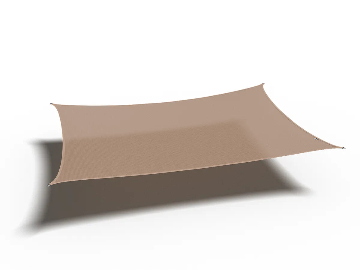 PLATINUM Coolfit schaduwdoek rechthoek - 400x300cm - zand