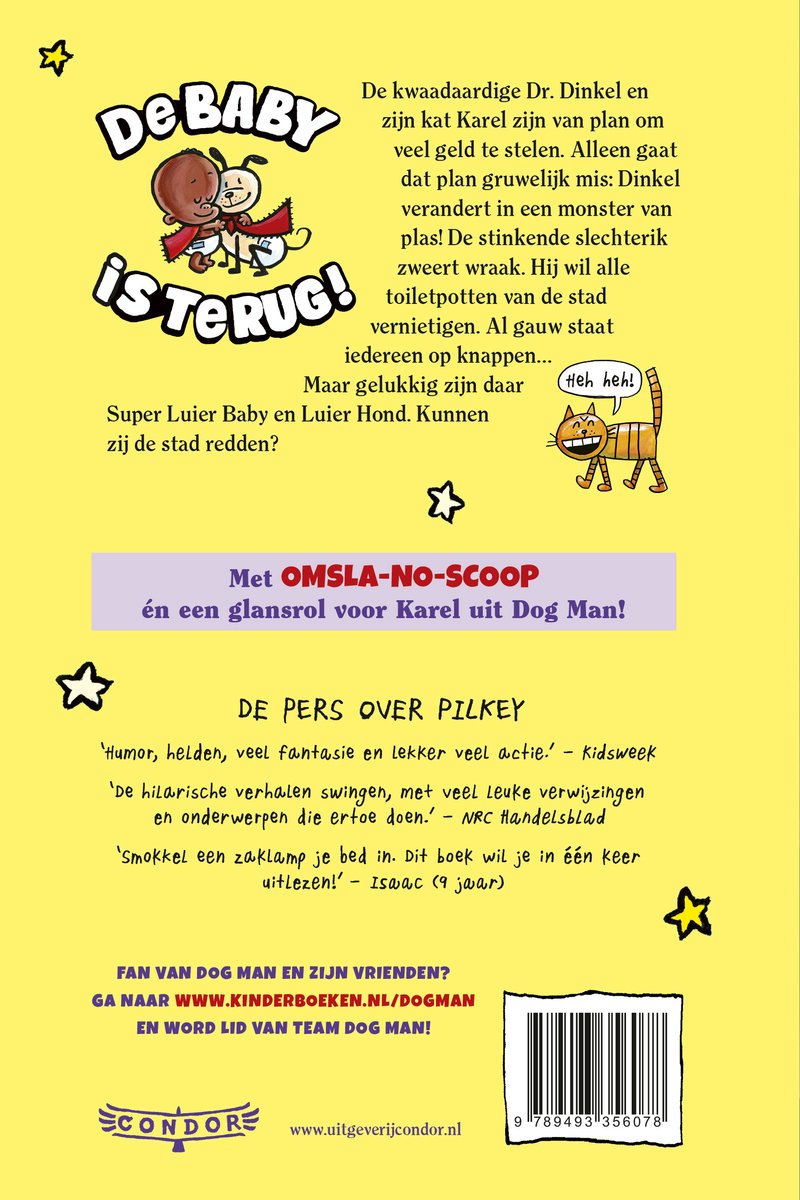 Super luier baby - De grote pleepotroof - Dav Pilkey