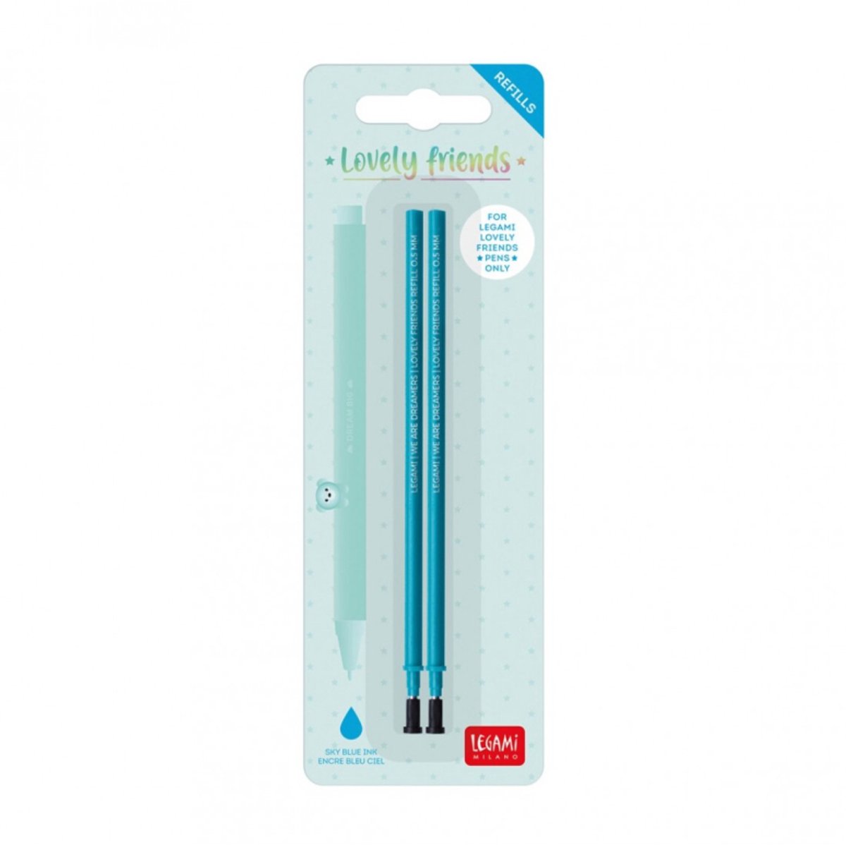 LEGAMI pen vullingen Lovely Friends - Sky Blue