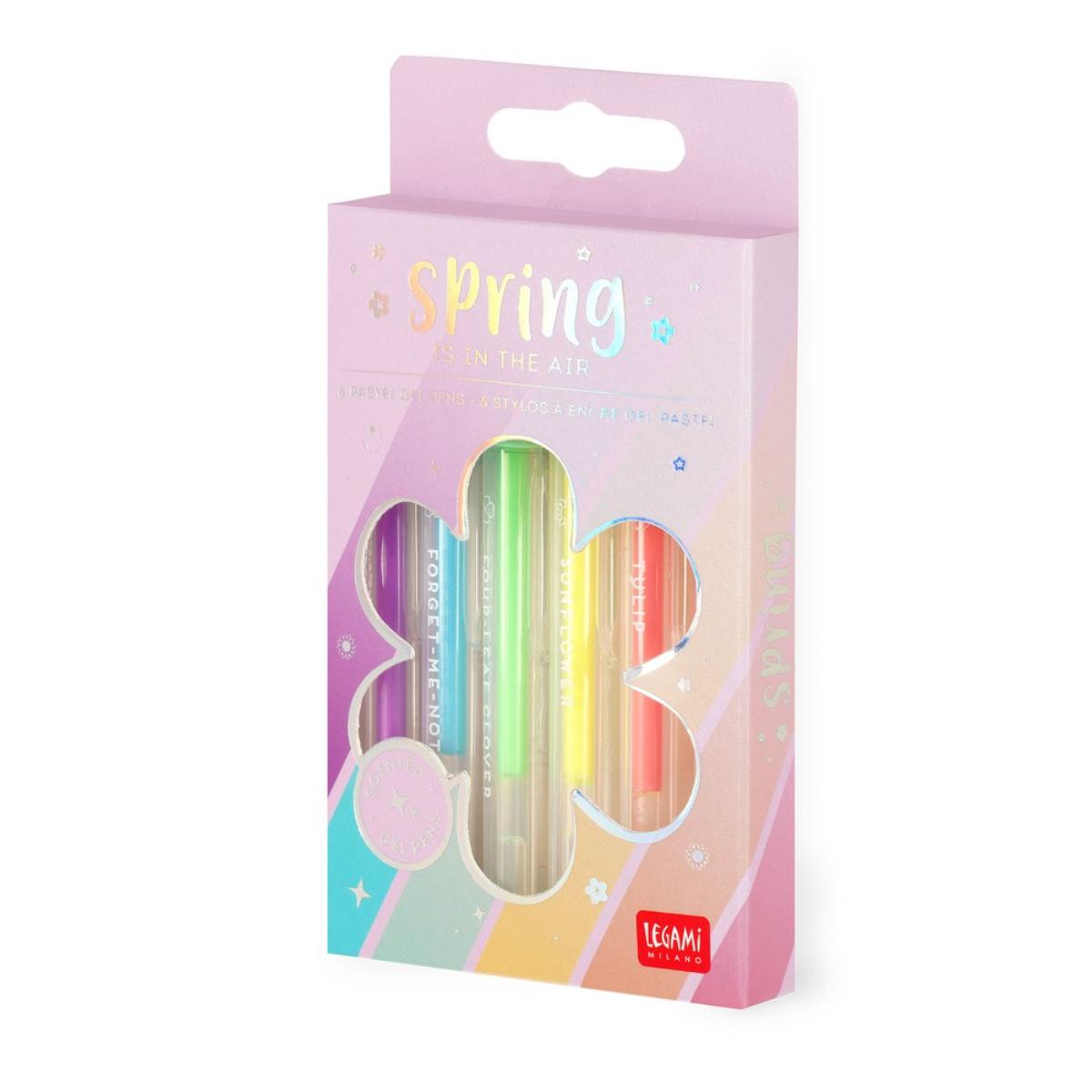LEGAMI mini gelbalpennen 6st - spring is in the air - pastel