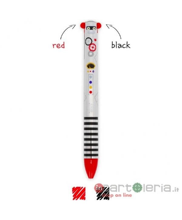 LEGAMI balpen 2 kleuren - Click & Clack Robot