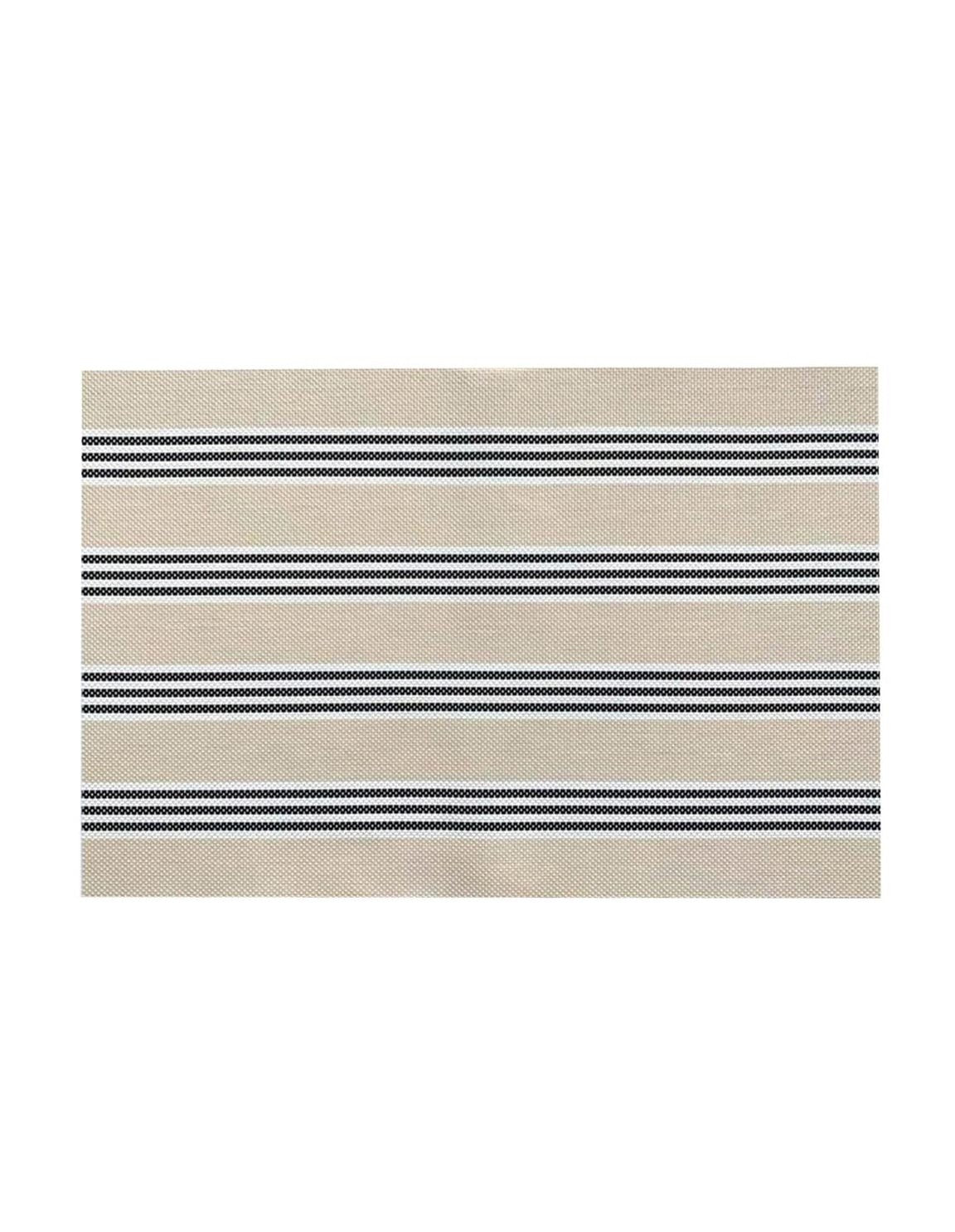 OPJET Placemat - 30x45cm - zwart streep TU UC