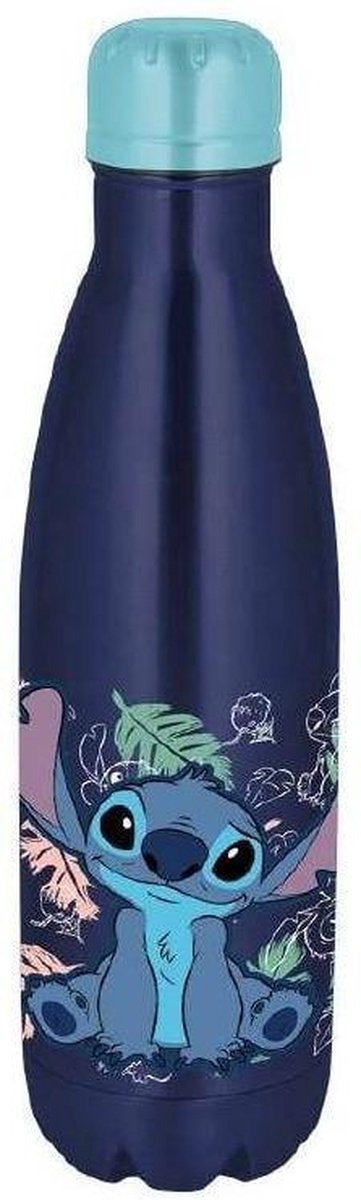 Stitch Drinkfles roestvrij staal - 780ml natuur bladeren