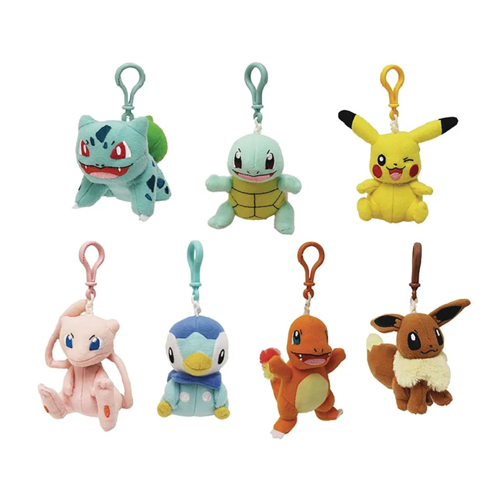 POKEMON clip on pluche - ass.