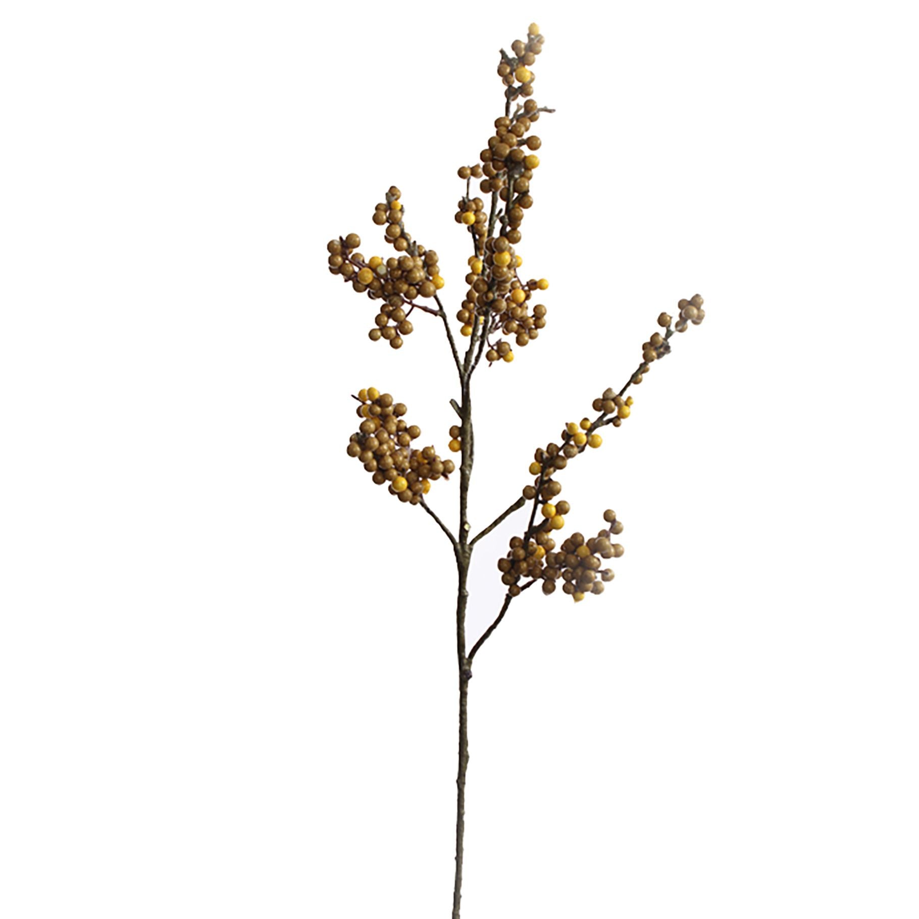Berry spray - 95cm - yellow