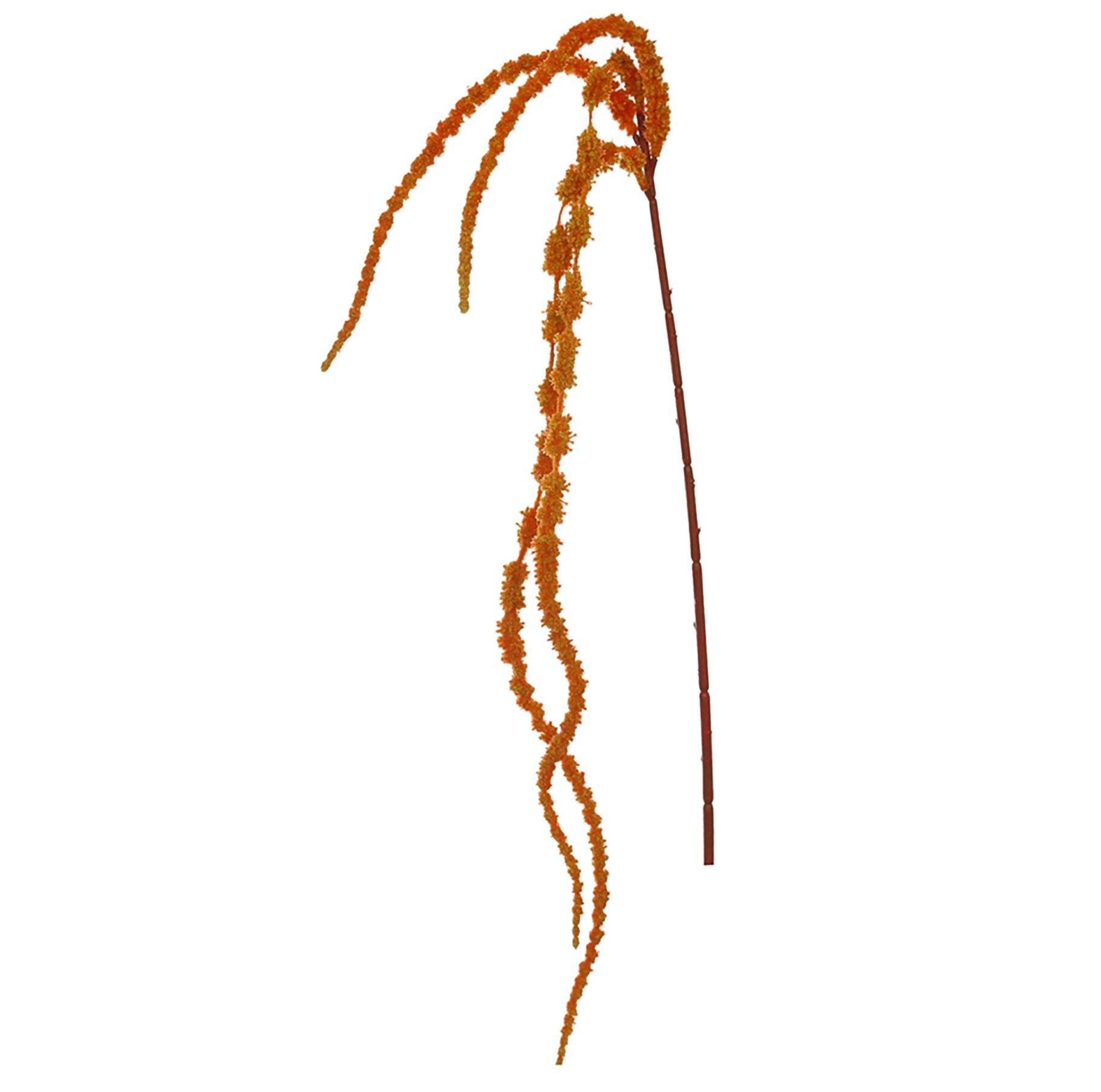 Hanging amaranthus spray - 70cm - orange