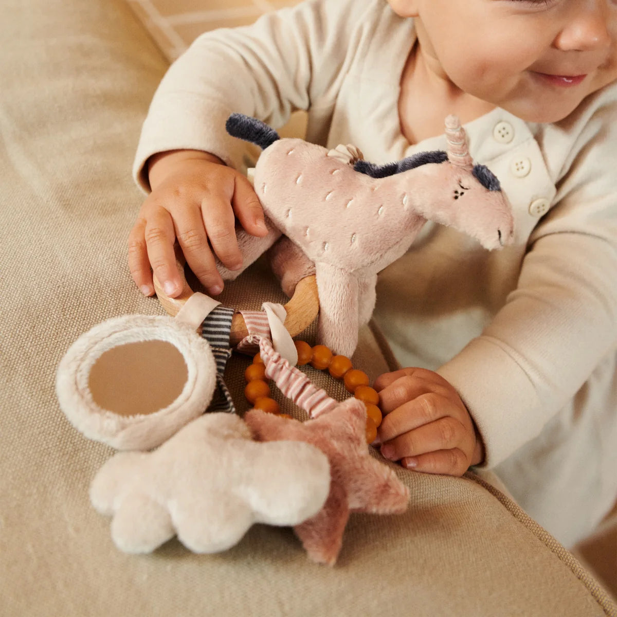 LIEWOOD ANGIE activiteitspeeltje Unicorn - apple blossom mix