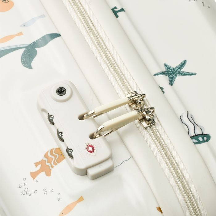 LIEWOOD Hollie reiskoffer trolley - sea creature/ sandy  (hardcase)