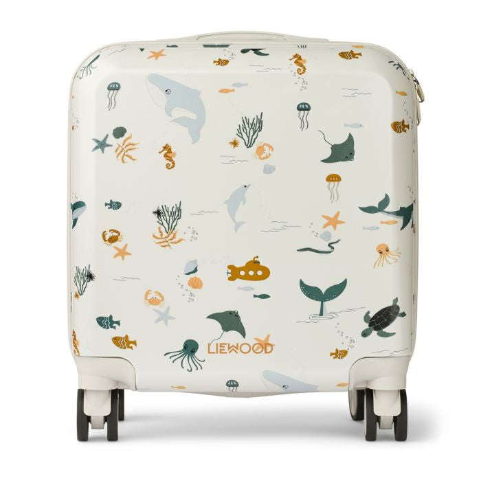 LIEWOOD Hollie reiskoffer trolley - sea creature/ sandy  (hardcase)