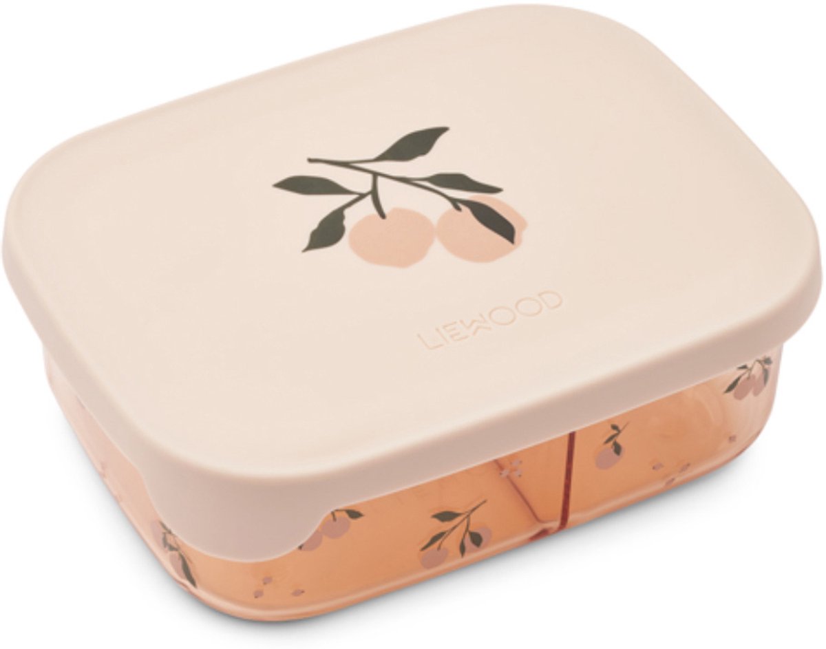 LIEWOOD Arthus lunch box tritan - peach/ sea shell