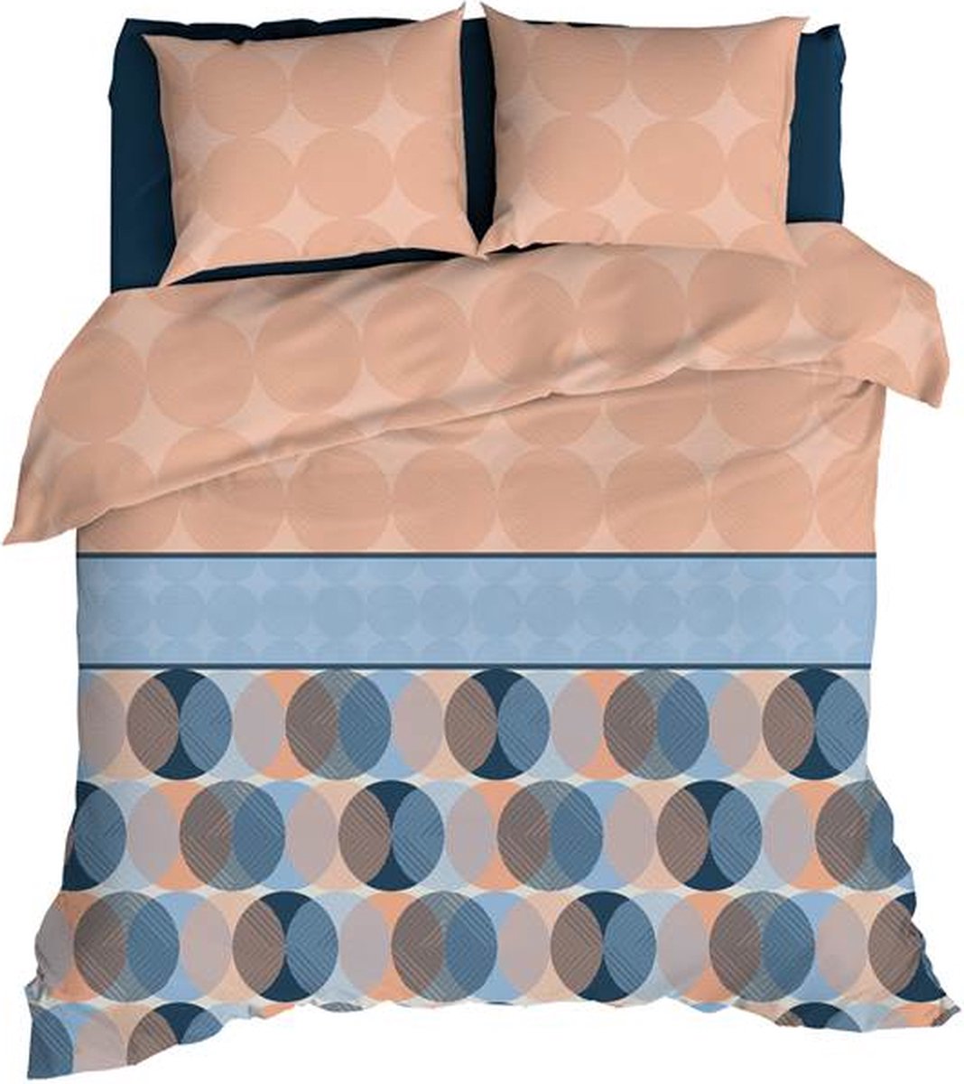 ROMANETTE Dekbedovertrek flanel- 240x200 cm - briancon cinnamon