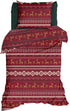 ROMANETTE Dekbedovertrek flanel- 140x200 cm - noelle rood
