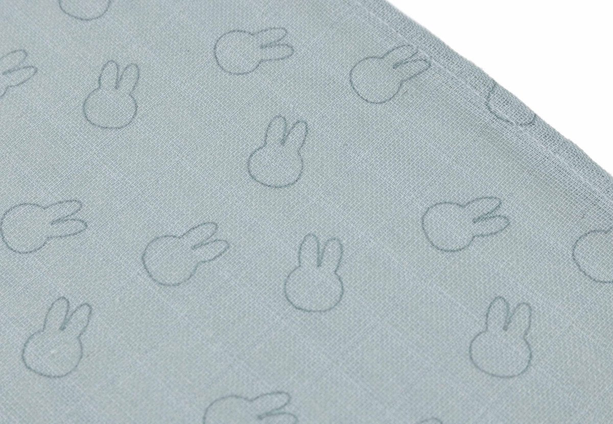 JOLLEIN hydrofiele doeken 3st- S 70x70cm - miffy silhouettes sea green
