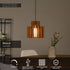 LUCIDE Hanglamp ROLLO - 1xE27 - dia31cm - vilt terracotta - 40W