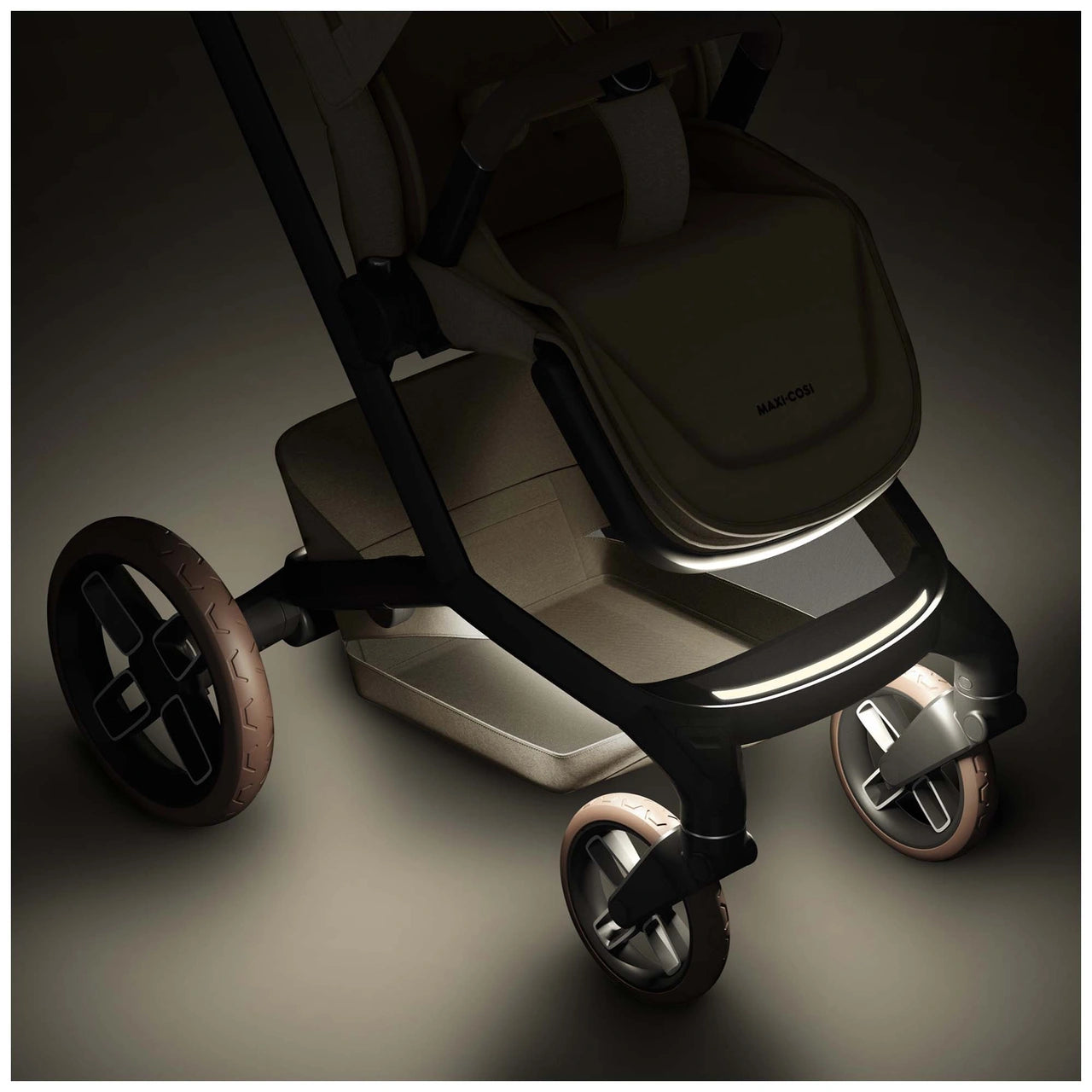 MAXI COSI Fame wandelwagen met draagmand - twillic truffle
