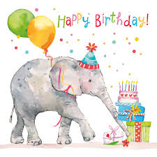 PPD Servetten - 33x33cm - Birthday elephant