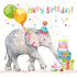 PPD Servetten - 33x33cm - Birthday elephant